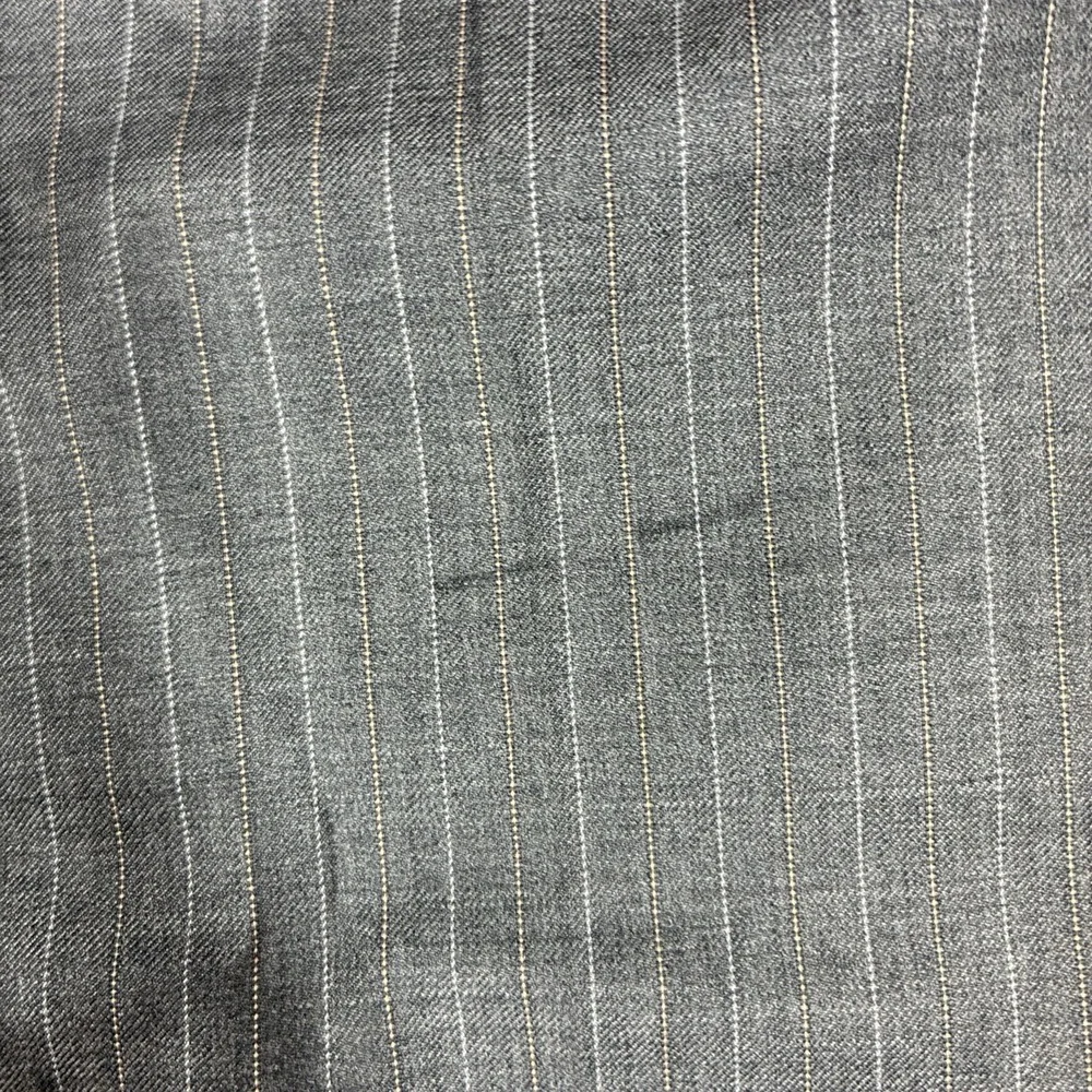Jos. A Bank Signature Men's Wool Gray Pinstripe Suit 2 Piece 42R 35x30
